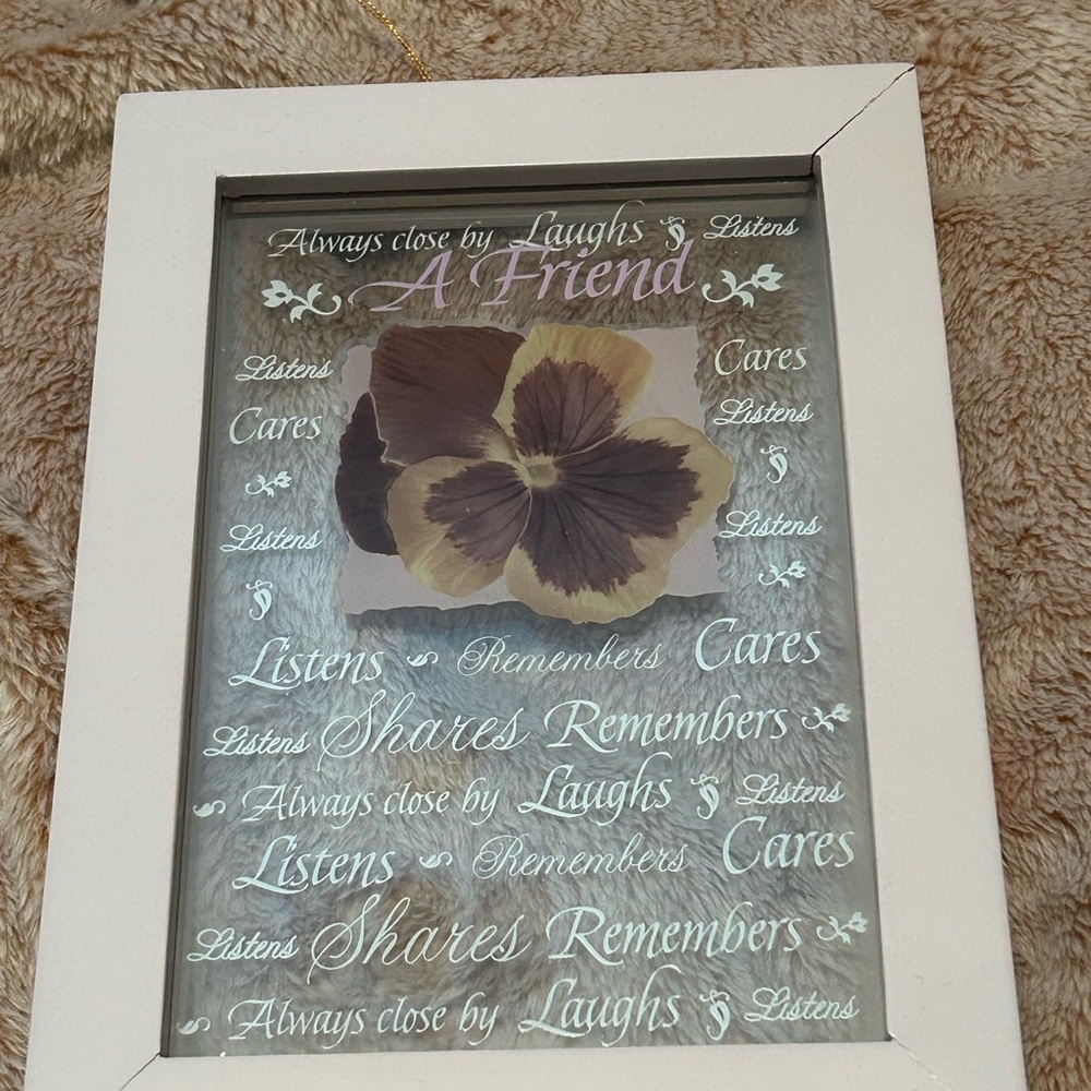 Lavender Floral Sentiment Frame